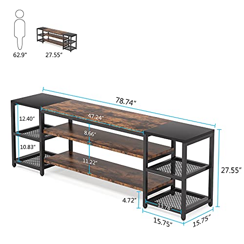 Little Tree Tv Stand, Brown/Black #TOP4