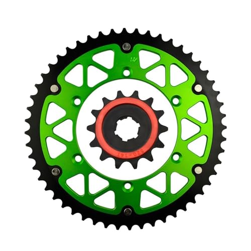 Pignon avant 14T et couronne 52T pour moto KX250 KDX200