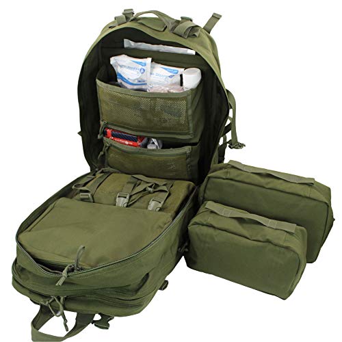 Luminary Stomp Medical Backpack Fully Stocked First Aid Trauma Kit Special Operations Pack Medical Bug Out Bag for EMS/EMT First Responders Preppers (Olive Drab) - Image 4