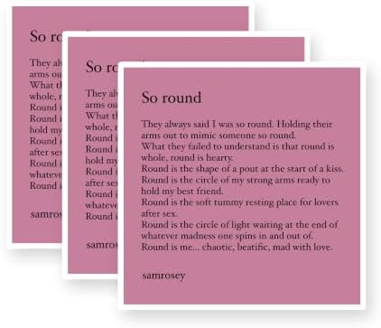So Round Vinyl Stickers 3 Pack 3 Inch image 5