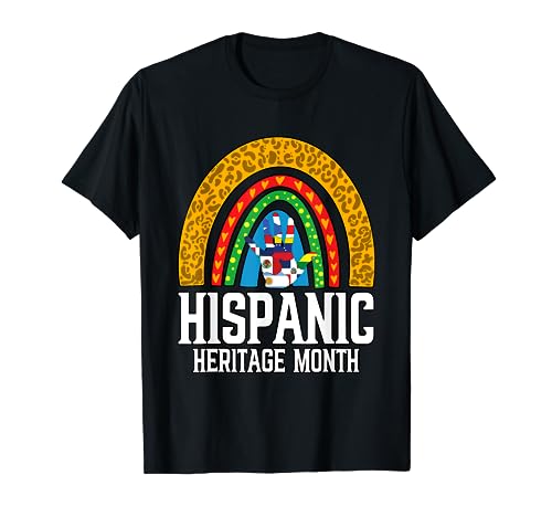 Hispanic Heritage Month Rainbow T-Shirt
