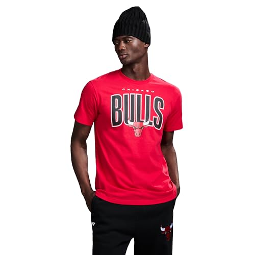 Game 7 x NBA Officially Licensed Men's Graphic Short Sleeve Lightweight Crew Neck Cotton T-Shirt, Chicago Bulls, M, Red
