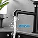 KDEGK Matte Black Solid Brass Industrial Bathroom Faucet: Hot Cold Water Mixer Deck Mounted Basin Sink Tap With Retro Pipe Design(D)