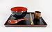 JapanBargain, Set of 2 Japanese Large Ramen Bowls – 38oz Pho, Udon, Noodle, and Cereal Bowls – Black and Red Lacquer Plastic – Microwave & Dishwasher Safe – Made in Japan