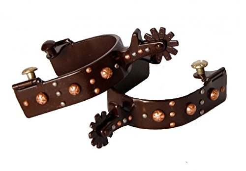 Showman Ladies Brown Steel Engraved Copper Studded 1