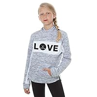 Algopix Similar Product 6 - Hockey Hoodie Love Sports Funnel Neck