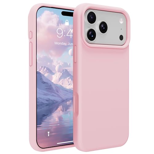 Image of iPhone 17 pro Max /18 pro Max Case Silicone(Rose Pink)