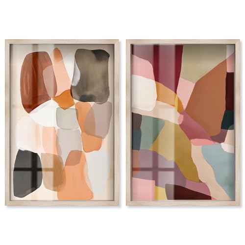 Art Remedy cadre blond art abstrait pour habiller petit espace