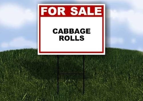 CABBAGE ROLLS For Sale Whte Red Black 1 Double Sided
