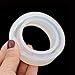 Jetloter 4PCS Silicone Mould Mold Round for Resin Curve Bangle Bracelet Jewelry Making DIY