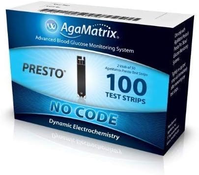 WaveSense Presto Test Strips, 100 Count Box
