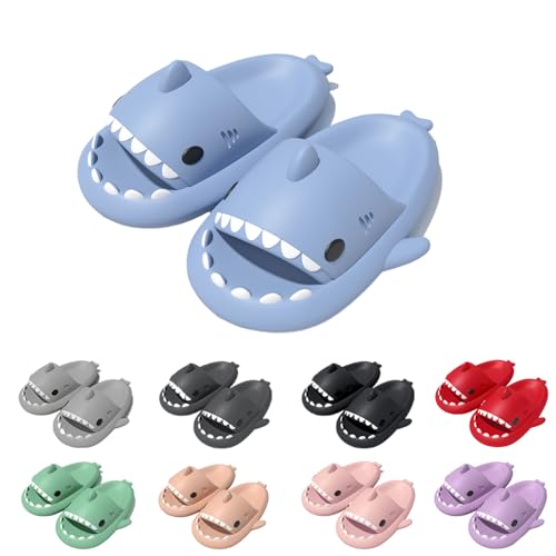 Shark Slipper, Shark Slides, Anti-Slip Quick Drying Shark Sliders