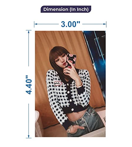 PRINTNET Pack of 20 BLACKPINK Member Lisa K-POP Girls Lomo Photocard Set (4.4 x 3 Inch) (Size - A7+) Multicolour (Lisa)