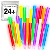 ケミカルライト 6インチ 15cm フェスティバルライト 【 24本セット 】【 8色アソート 】 ペンライト 発光体 長時間発光 約12～18時間 コンサート ライブ イベント 学園祭 文化祭 フェス アイドル 結婚式 二次会 パーティー パーティーグッズ【 Festival Plaza 】