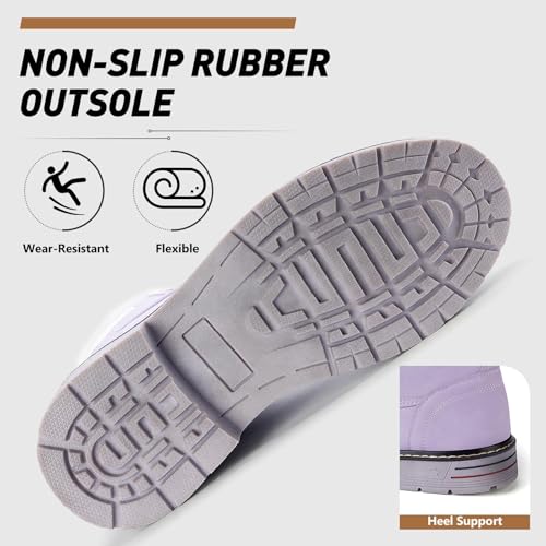Image of Mishansha Snow Boots for Women - Waterproof Winter Hiking Boots with Warm Fur Lining, Anti-Slip Sole, Insulated Outdoor Cold Weather Booties