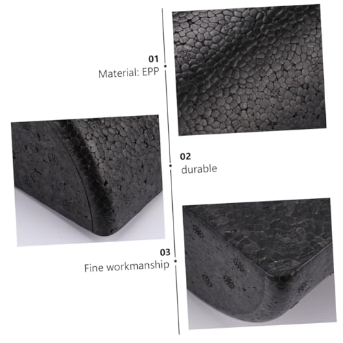 2 piezas Rodillo de Yoga semi-redondo Epp para masaje muscular y columna para terapia física y fitness, rodillo de espuma adecuado para ejercicio de espalda y cuello miniatura 6