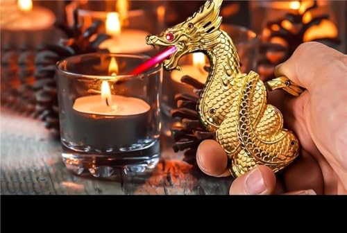 Encendedor de Metal con Llama Ajustable, Resistente al Viento miniatura 3