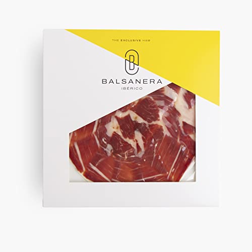 Balsanera Ibérico - Jamón de Cebo 50% Ibérico | Caja de 2 sobres de 80 gr | Loncheado y Envasados al vacío