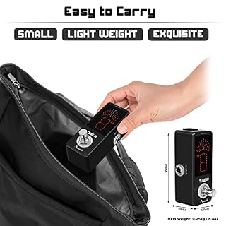 Amuzik Pédales d’accordage de guitare haute précision pour guitare électrique et basse précision ± 1 cent Mini Size True… - Les Beatles, Paul McCartney, John Lennon, RIngo Starr, George Harrison Amuzik Pédales d'accordage de guitare haute précision pour guitare électrique et basse précision ± 1 cent Mini Size True… – Image 5