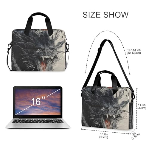 Funda maletín para portátil con diseño dragón chino miniatura 4