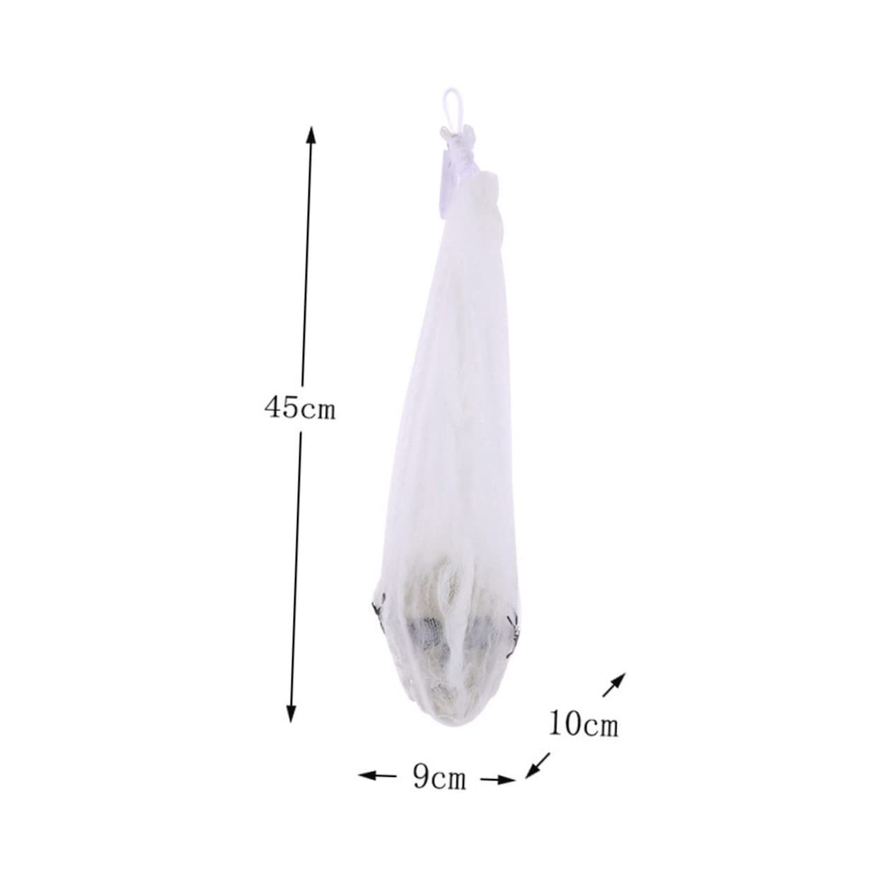 Garneck 4 Pezzi Fantasma Appeso Di Halloween Halloween Fantasma Scheletro Strisciante Decorazione Fantasmi All'aperto Arredamento Garza Branchia Casa Decorazione Stoffa