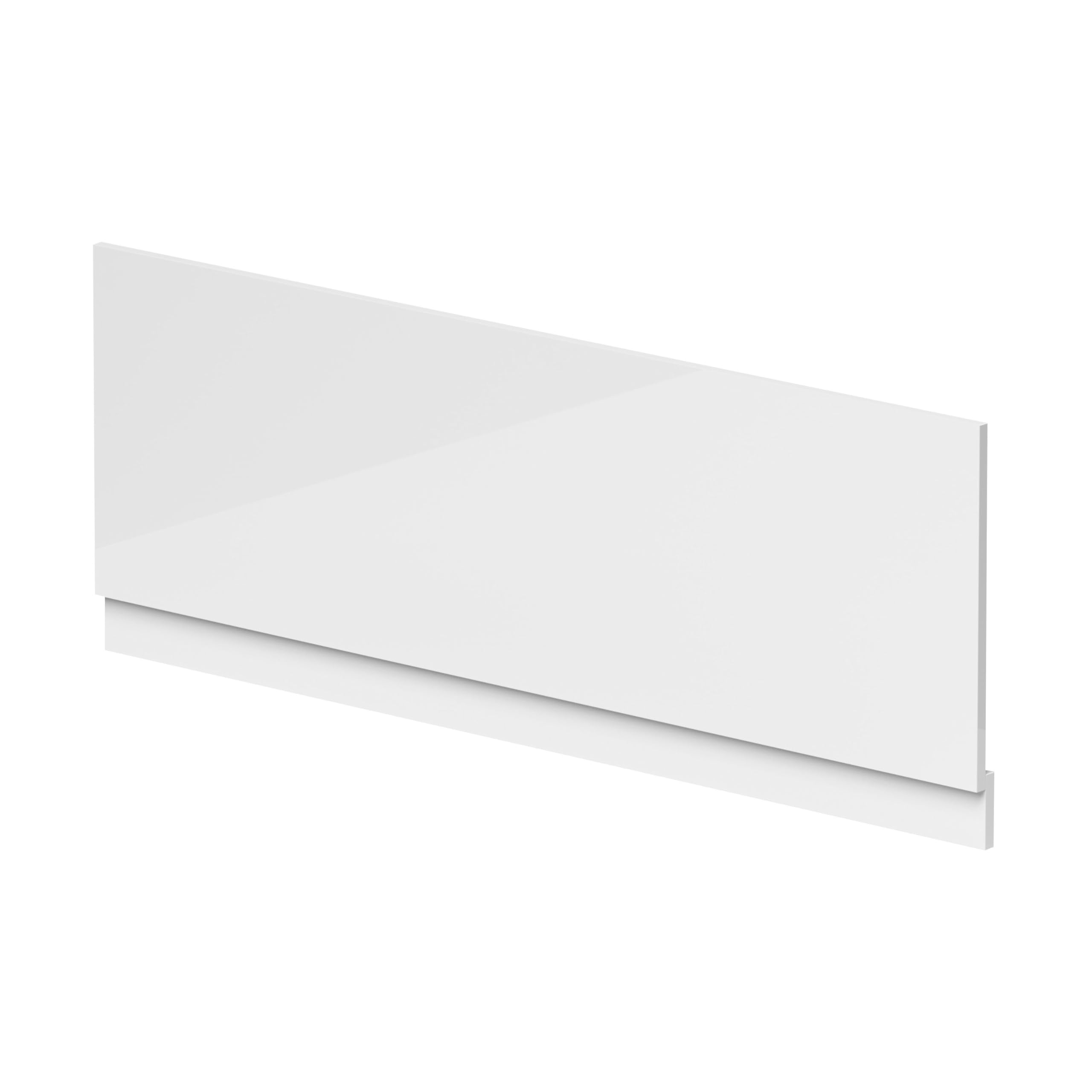 Balterley White Front Bath Panel Covering With Plinth 1500Mm, Mdf Bath Panels Straight Front Bathroom Panels For Bathtub, Water Resistant Side Panel For Bathroom Baths And Soaking Tubs (White)