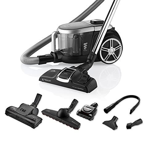 ETA Beutelloser Staubsauger I Stormy Electronic I 800W I 2.2 Liter Behälter I HEPA Filter I 72 dBa I Viel Zubehör I Bodenstaubsauger
