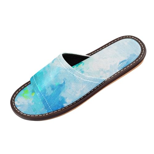 GuoChe Home Beach Non Slip Sandals Indoor and Outdoor Reusable Non-Slip Disposable Slippers for Travel,