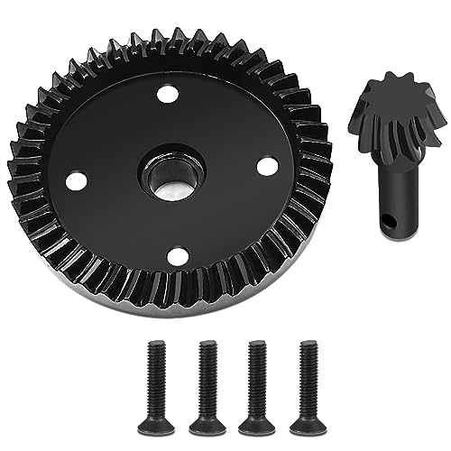 LSG RC Front Rear Steel Diff Gear 10T 43T Differential Gears for 1/8 Tra-xxas Sledge Upgrade Part