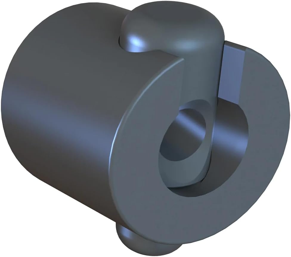 Quick Disconnect, 10-Degree Down Angle, Black