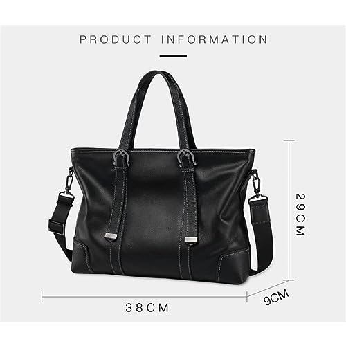 Business Leather Clutch Casual Briefcase Men Shoulder Crossbody Handbag2