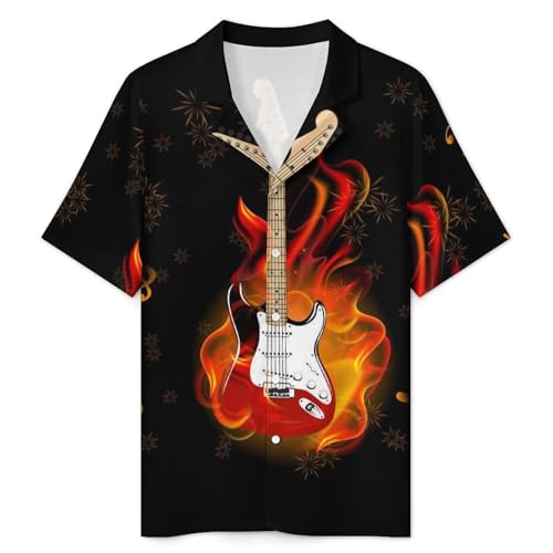 Nugier Men Milk Silk Pajama Set Short Sleeve Satin PJs 2 Piece Shirt & Short (S-3XL)4