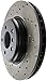 StopTech 128.34124R Sport Cross Drilled Brake Rotor (Front Right), 1 Pack