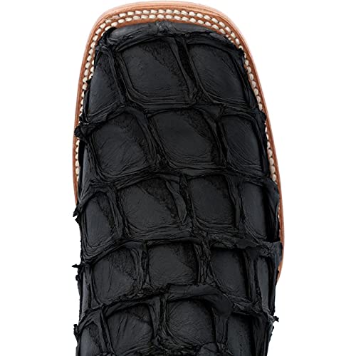 Durango® Premium Exotics™ Matte Black Pirarucu Western Boot Size 10(M) #TOP5