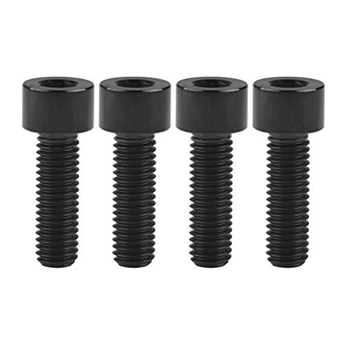 Boulon titane M8 noir vis hexagonale haut de gamme pour châssis léger