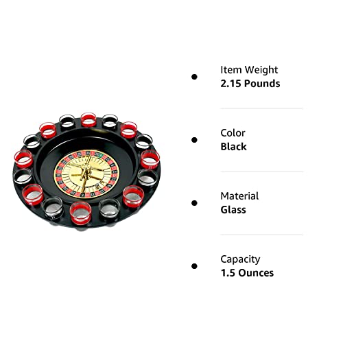 Shot Glass Roulette - Drinking Game Set (2 Balls And 16 Glasses) #TOP6