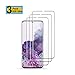 Produktbild EWWE Panzerglas Schutzfolie für Samsung Galaxy S20 Ultra [3 Pack], [HD] [Kratzresistent] [Fingerabdruckresistent] [Ultradünn], Displayschutzfolie für das Samsung Galaxy S20 Ultra - Schwarz