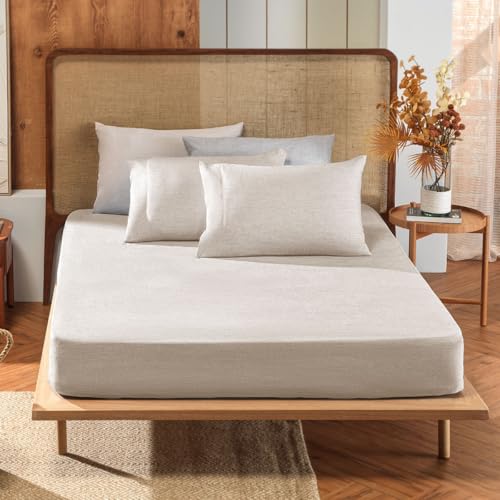 Jogo de Cama em Microfibra Premium Linenn Casal - Appel - Linho