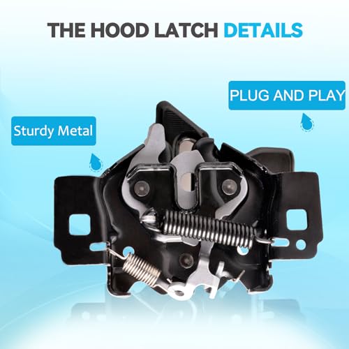 Image of Hood Latch Assembly Compatible for Ford Escape 2008-2012 Mercury Mariner 2008-2011