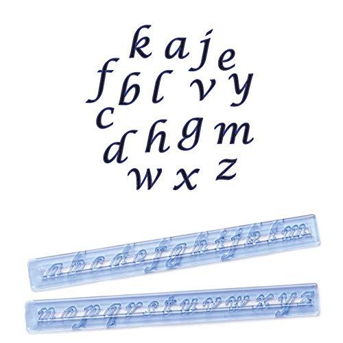 CK Products FMM Lower Case Script Alphabet Tappit Cutter Set - 1/2