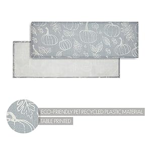 Vhcbrandssilhouettepumpkinautumnfalltabletopseasonalgrey3footlongtablerunner12x36halloweendecor Urban Country Home Decor Vhc brands silhouette pumpkin autumn fall tabletop seasonal grey 3 foot long table runner 12×36 halloween decor urban country home decor