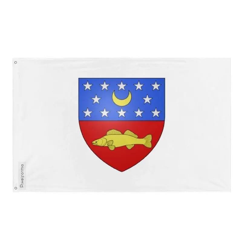 Drapeau La Doré grand format extérieur polyester 4 œillets
