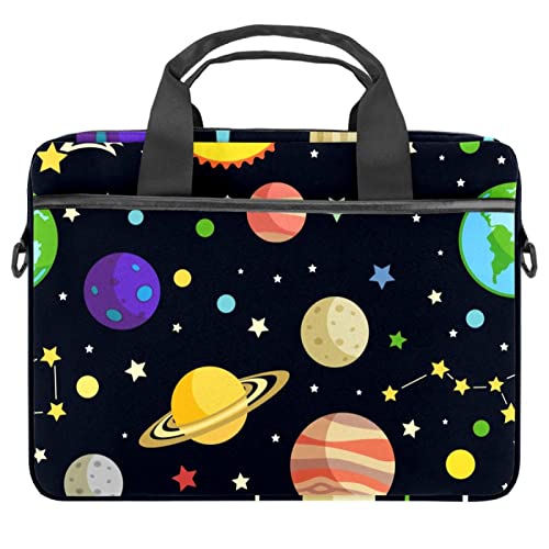 Sacoche ordinateur 13-14 pouces univers étoilé, le sac idéal pour les cours et le bureau mobile