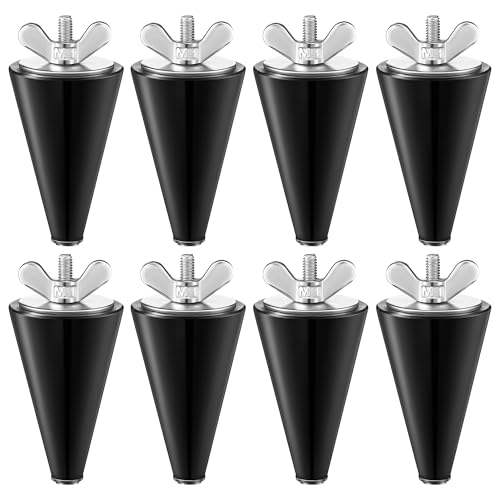 Image of 8 Pcs Rubber Winter Plug Applied in Boat Drains for 1 /2 Inch to 1 Inch Holes, Long Tapered Rubber Stopper & Stainless Steel Head, Boat Drain Plug for Preventing Leaks and Water Intrusion