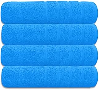 Bath Towels Set Premium Quality Ring Spun Soft Cotton Hotel Quality 70 x 130cm Quick Dry Highly Absorbent Large Bathroom Towels (Black, 2)