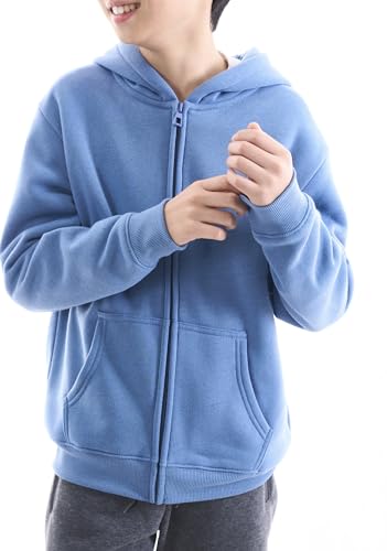 Boys Athletic Hoodie Sweatshirt, 3 Pk Fleece Long Sleeve Kids Pullover Hoodies boy&girl Size 6-202