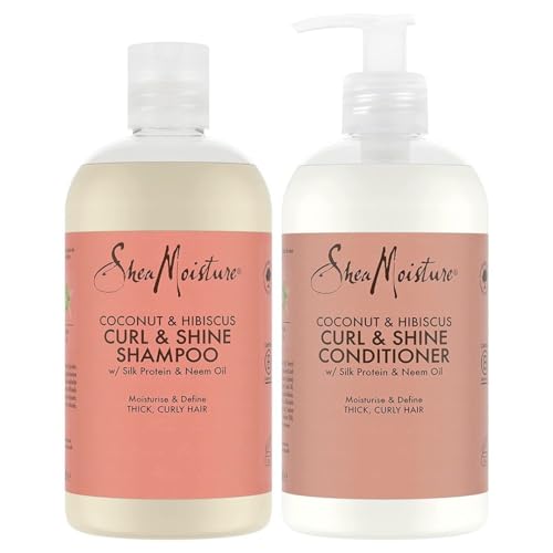 Shampooing Boucles et Brillance Shea Moisture Fini les Cheveux Secs et Ternes