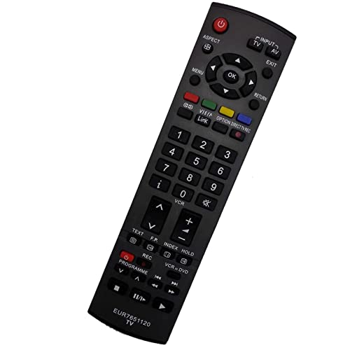 VINABTY EUR7651120 Replacement Remote Control fit for Panasonic TV EUR7651110 TH-42PX7B TX-26LXD71F TX-32LXD71F TX-32LXD70F TX-26LXD7 TH-42PX7E TH-50PX7E TX-26LMD70FA TX-26LMD71F TX-26LXD70F - Image 2