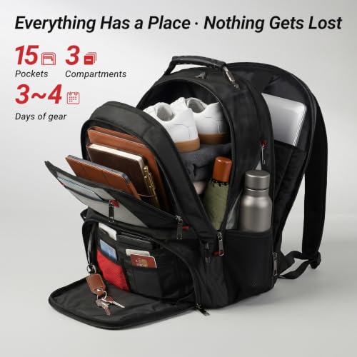 Image of YOREPEK Large Laptop Backpack for Men, Heavy Duty Travel Backpack