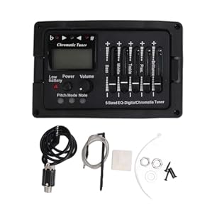 PROFESSIONAL SOUND SHAPING: Transform your guitar's output with this TEQ 5 acoustic guitar preamplifier. Achieve a richer, more defined tone suitable for live performance and recording. ONBOARD CHROMATIC TUNER: Stay perfectly in tune. The integrated ...